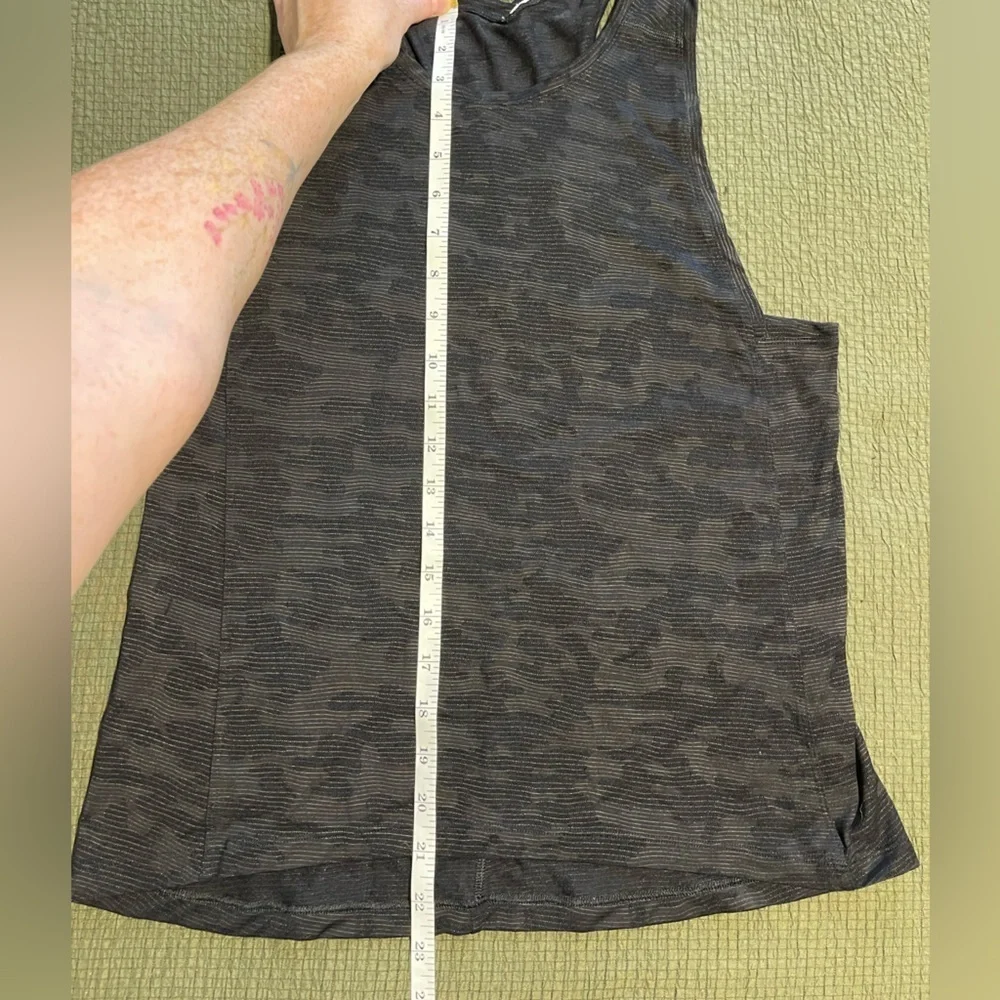 Lululemon Grey Camouflage Tank Top